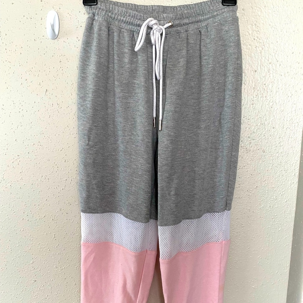 PINK GRAY & WHITE SWEATS